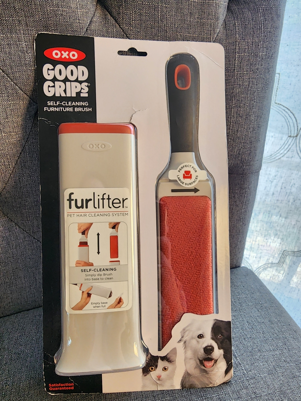FurLifter Furniture Pet Hair Removal Brush